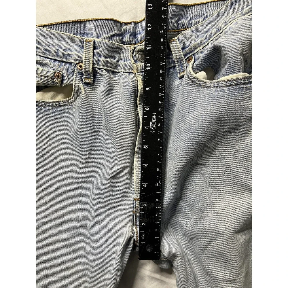 Vintage Levi's 501 Denim Jeans Men's Size 33x30 Blue Button Fly USA Made in 1995 - Picture 14 of 15